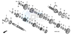 CBF600NA9 Europe Direct - (ED / ABS 25K) drawing TRANSMISSION