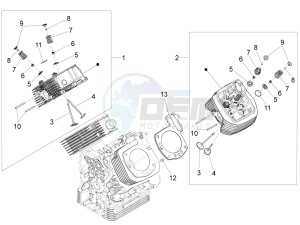 California 1400 Touring SE ABS 1380 drawing Cylinder head - Cover