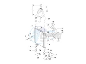 Beverly 300 ie Tourer (USA) USA drawing Cooling system