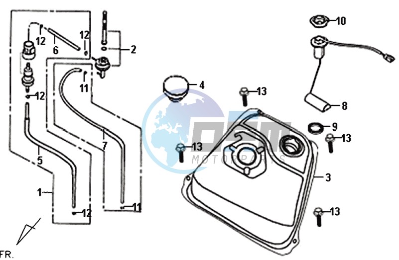 FUEL TANK - FUEL CUT