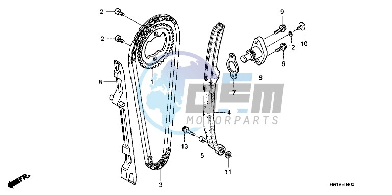 CAM CHAIN/ TENSIONER