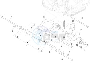 Fly 150 4T 3V ie (USA) drawing Swinging arm