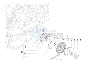 S 125 4T 2V E3 Taiwan drawing Driving pulley