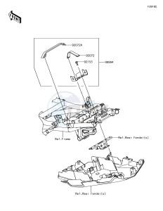 VERSYS 650 ABS KLE650FHFA XX (EU ME A(FRICA) drawing Accessory(U-Lock Bracket)