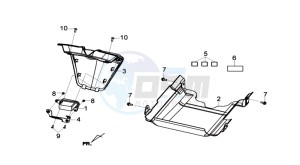 GTS 300i drawing INNER SHIELD