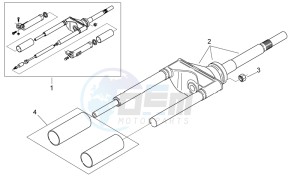 Scarabeo 50 2t e2 (eng. piaggio) drawing Front fork I