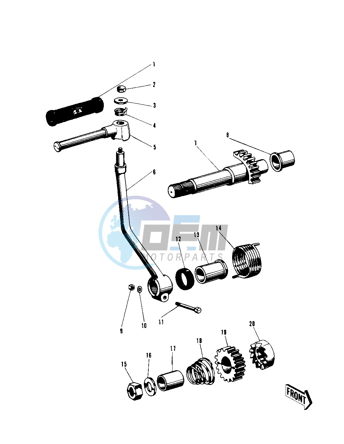 KICKSTARTER MECHANISM