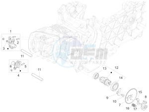 150 Sprint 4T 3V ie (APAC) (AU, CD, EX, JP, RI, TH, TN) drawing Rocking levers support unit