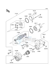 MULE_4010_TRANS_4X4_DIESEL KAF950GDF EU drawing Starter Motor