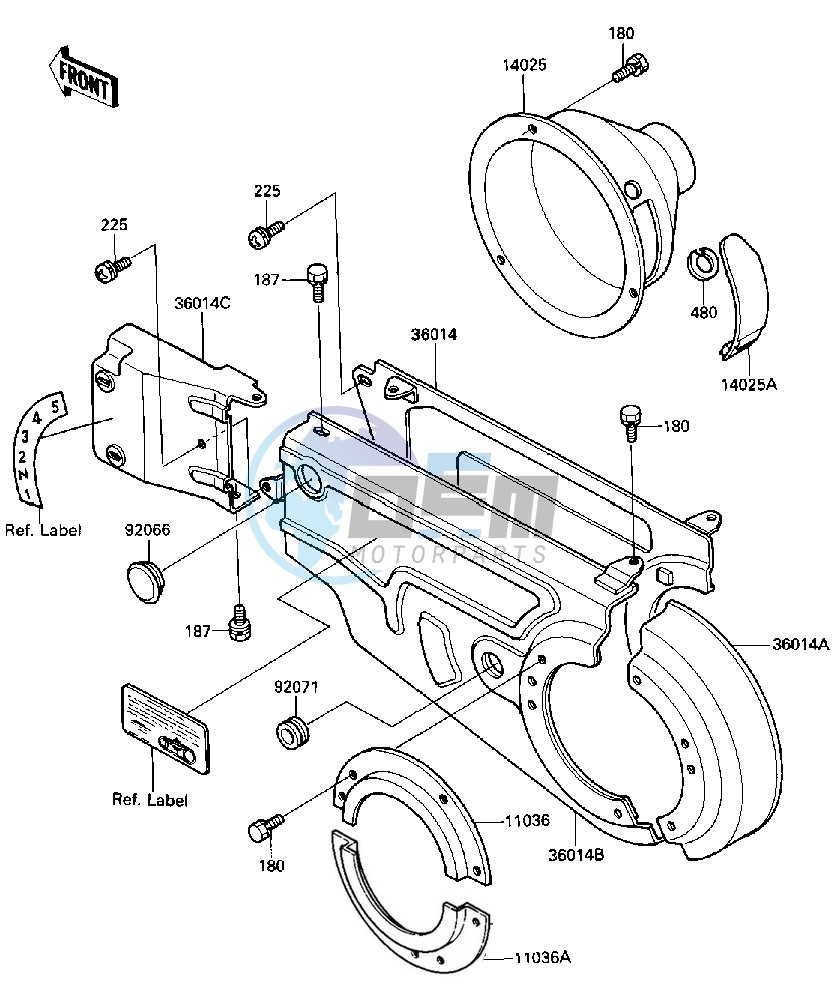 CHAIN CASE -- 84-85 C2_C3- -