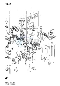 AN650Z ABS BURGMAN EXECUTIVE EU drawing WIRING HARNESS