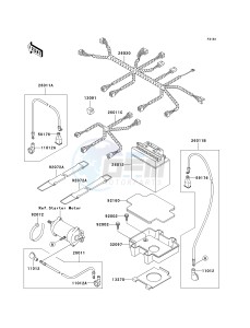 JT 750 C [750 STX] (C1) [750 STX] drawing ELECTRICAL EQUIPMENT