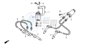 RVF750R drawing IGNITION COIL