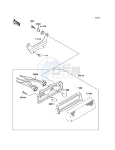 KLF300 KLF300B6F EU GB drawing Taillight(s)