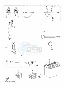 YFZ50 (BW4G) drawing ELECTRICAL 1