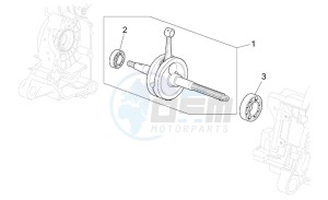 Scarabeo 100 4T e2 drawing Drive shaft