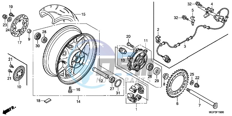 REAR WHEEL