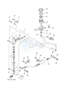 YFZ450R YFZ450RB (18PK 18PL) drawing REAR MASTER CYLINDER