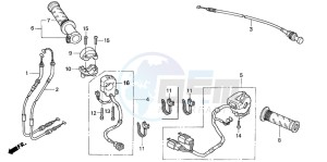 VTR1000SP VTR1000SP-1 drawing SWITCH/CABLE