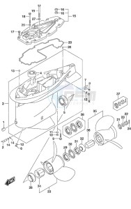 DF 350A drawing Gear Case