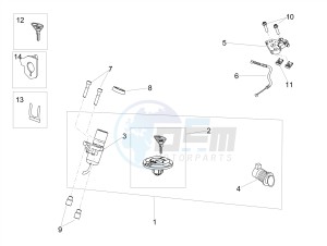 DORSODURO 900 E4 ABS (EMEA) drawing Locks