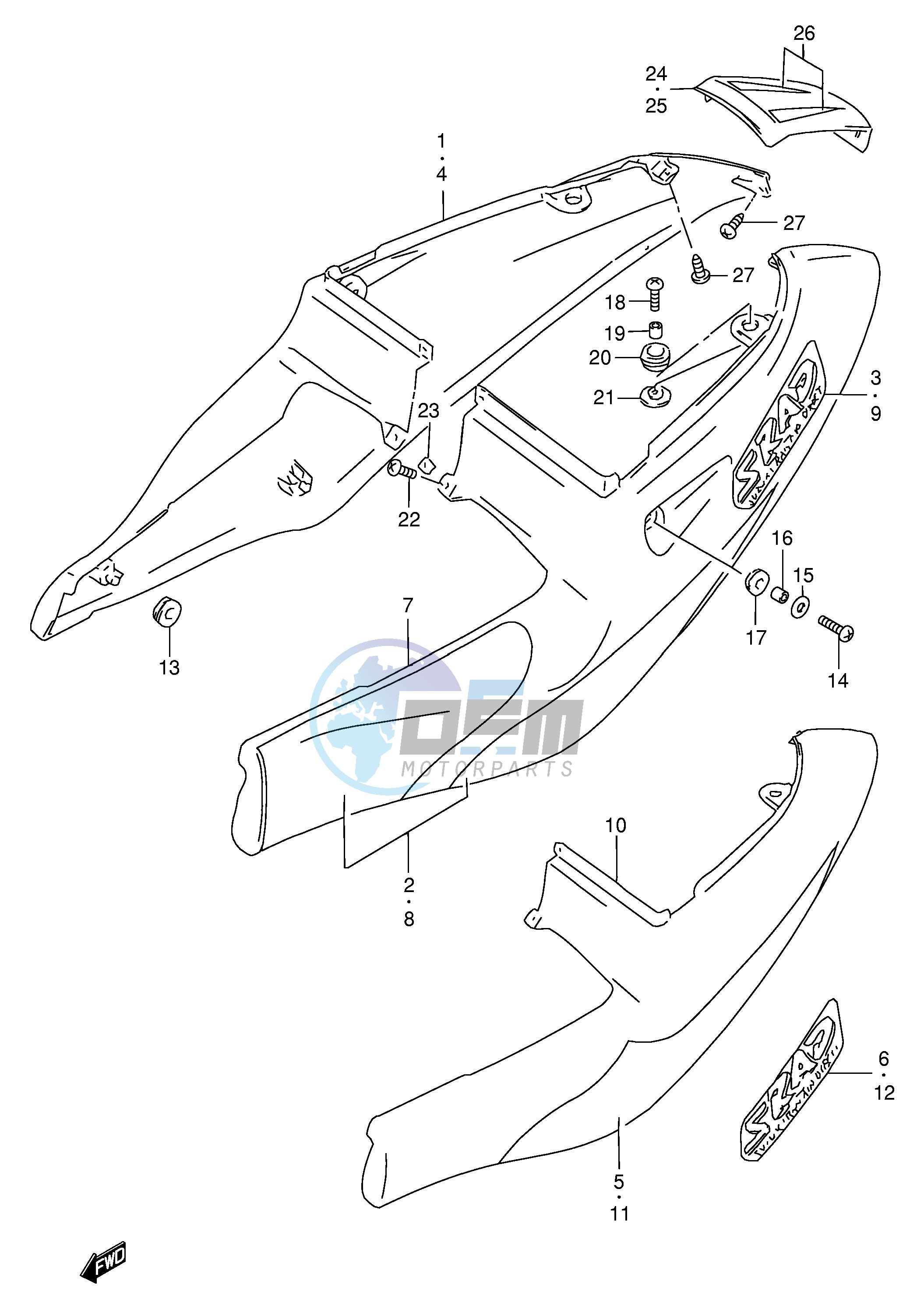 FRAME COVER (MODEL W)