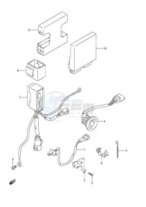 DF 60A drawing PTT Switch/Engine Control Unit