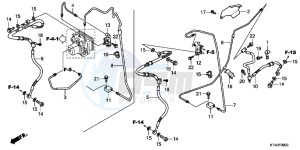 SH300C drawing RR. BRAKE HOSE/BRAKE PIPE