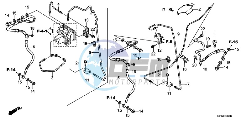 RR. BRAKE HOSE/BRAKE PIPE