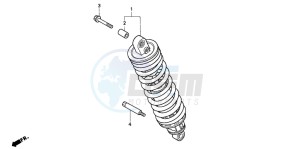 ST1100 drawing REAR CUSHION