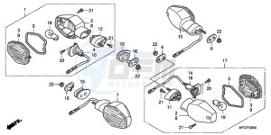 CB600F9 France - (F / CMF 25K) drawing WINKER