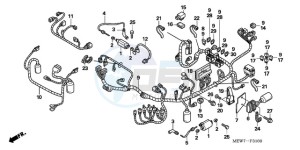 NT700VA UK - (E / MKH) drawing WIRE HARNESS/ IGNITION COIL