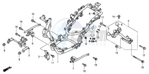 PES150R 125 drawing FRAME BODY