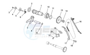 RXV-SXV 450-550 Enduro-Supermotard drawing Front cylinder timing system