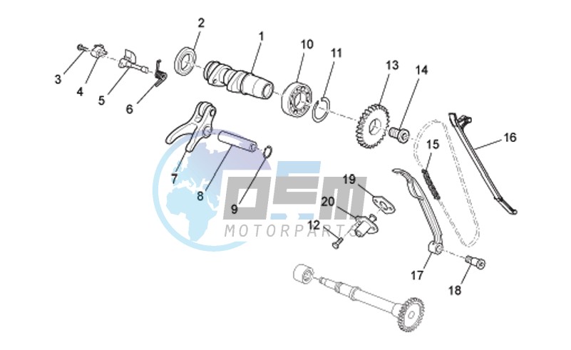 Front cylinder timing system