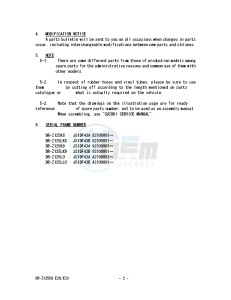 DR-Z125 (E28-E33) drawing * CATALOG PREFACE *