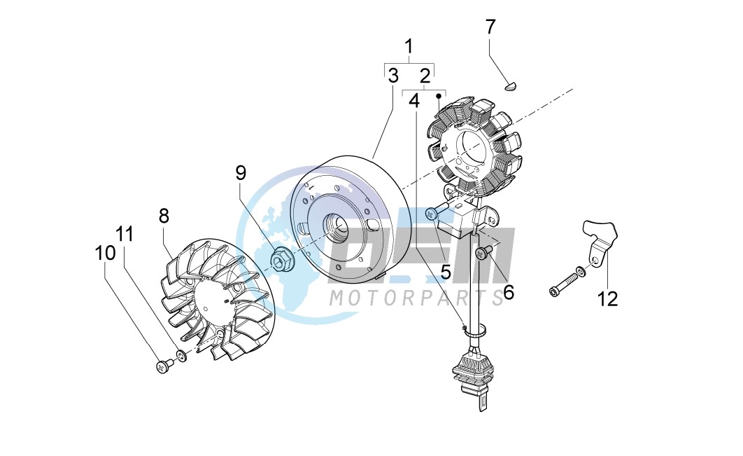 Cdi magneto assy