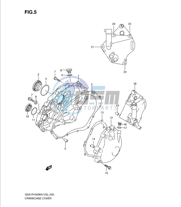 CRANKCASE COVER