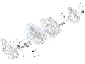 SX 125 E4 (EMEA) drawing Oil pump