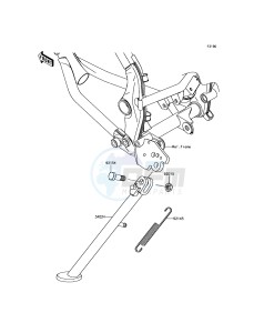 D-TRACKER 125 KLX125DEF XX (EU ME A(FRICA) drawing Stand(s)