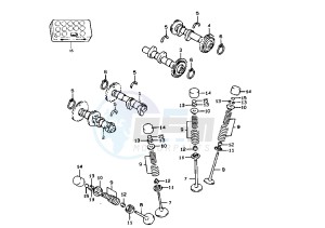 RAPTOR 1000 drawing CAMSHAFT-VALVE