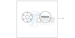 CB600FA39 Australia - (U) drawing CRANKCASE*NHA84P*