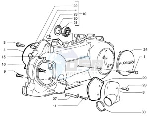 Beverly 125 drawing Crankcase Cooling