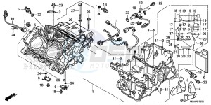 VFR1200XDLF CrossTourer - VFR1200X Dual Clutch 2ED - (2ED) drawing CRANKCASE (VFR1200XD/ XDA/ XDL/ XDS)