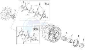 Tuono 1000 v4 R APRC ABS drawing Clutch I