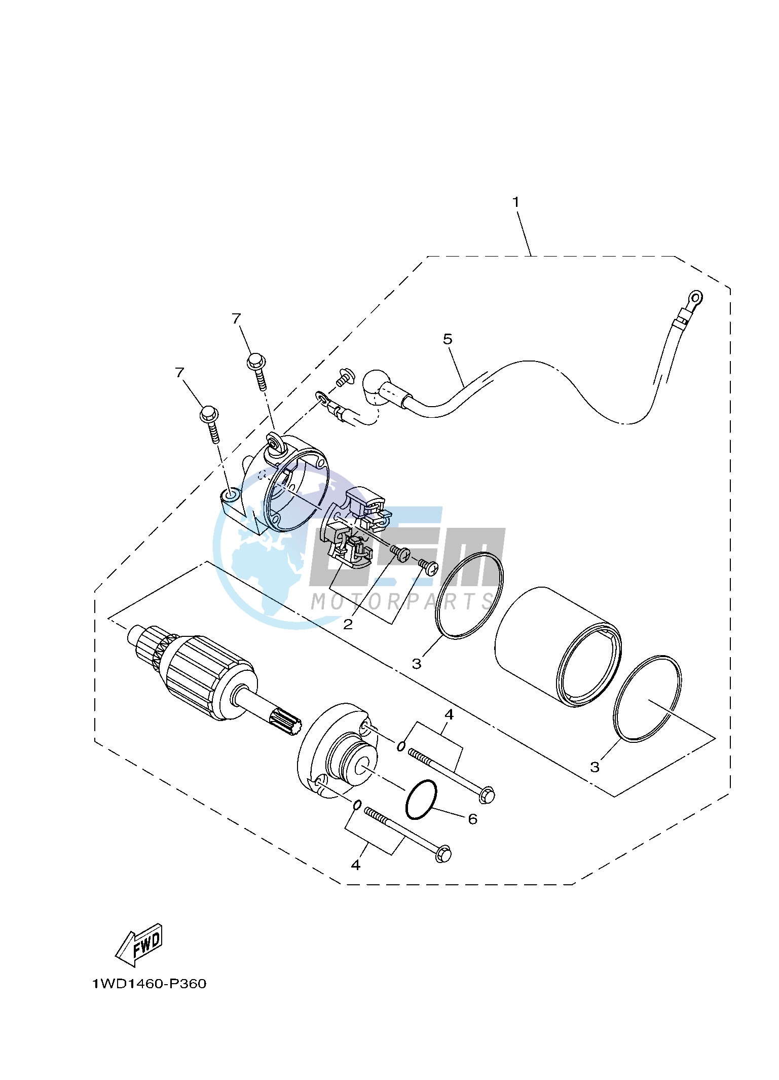 STARTING MOTOR