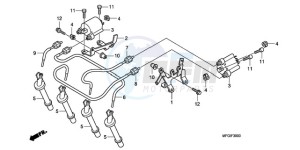 CB600FA France - (F / CMF 25K) drawing IGNITION COIL