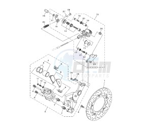 XP T-MAX 530 drawing REAR BRAKE CALIPER