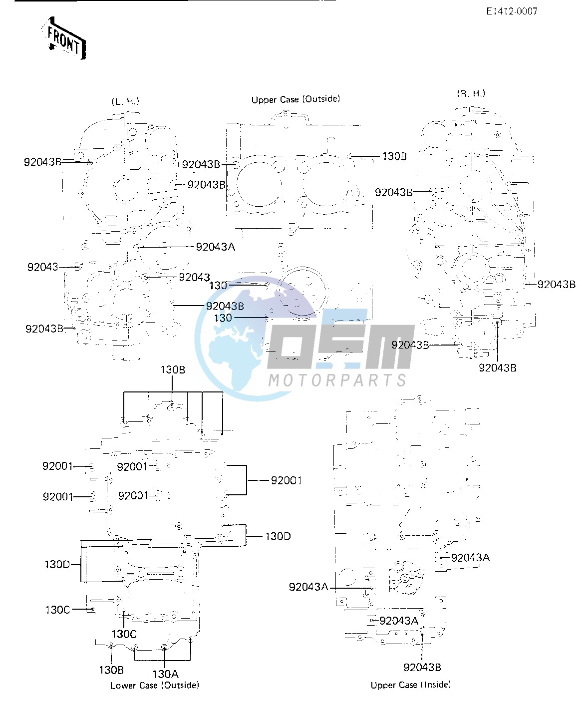 CRANKCASE BOLT PATTERN