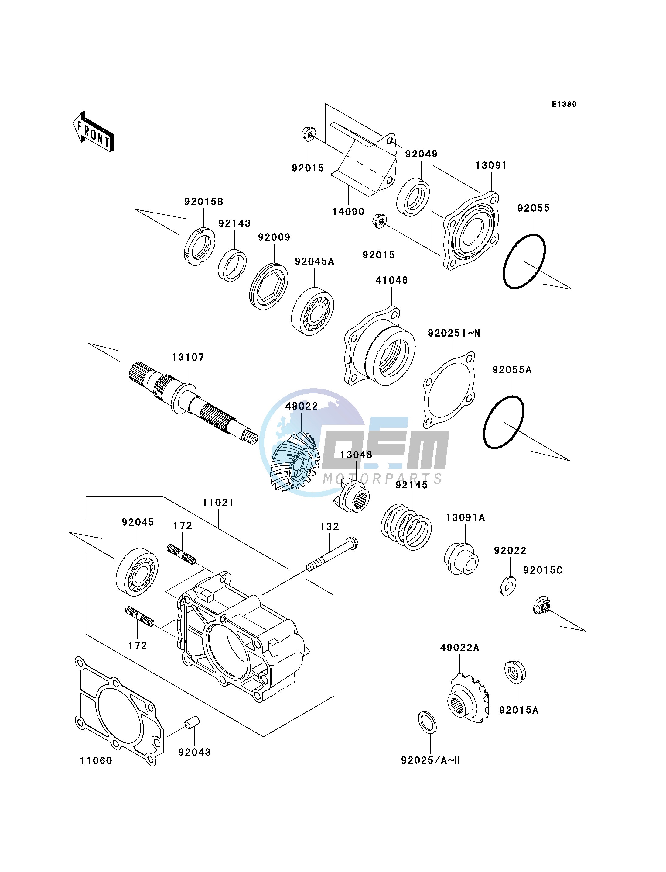 BEVEL GEAR CASE